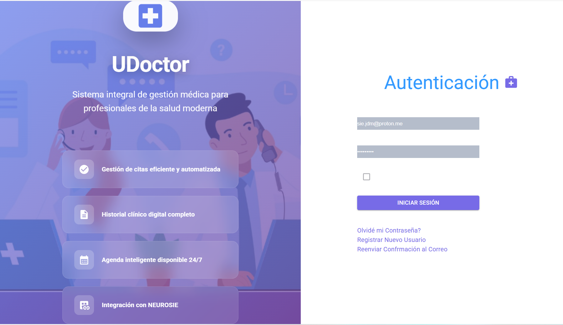 Plataforma UDoctor